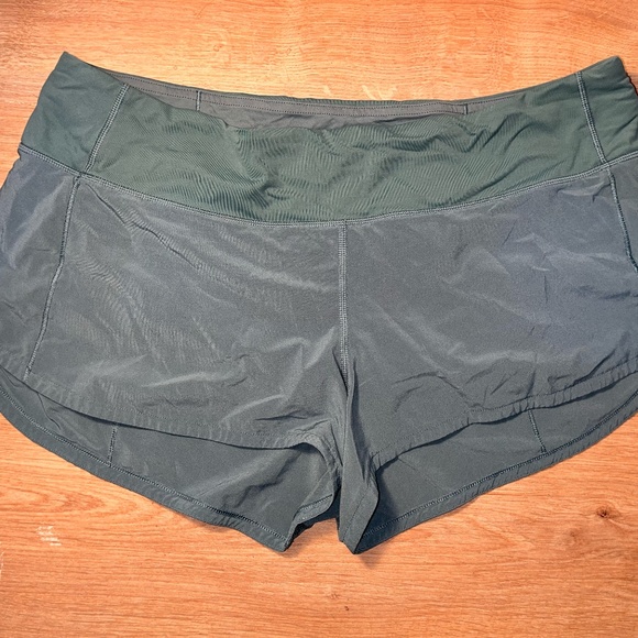 Blue Lululemon Speed Up Shorts - Picture 1 of 2